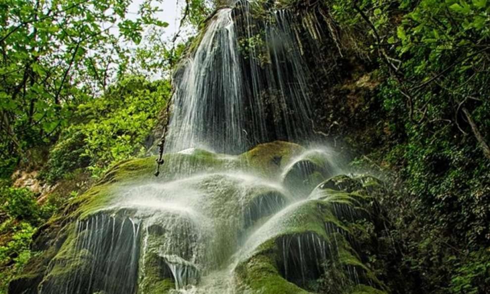 King Evelthon Beach Hotel & Resort Klorakas 외부 사진 The waterfall of the river in the spring